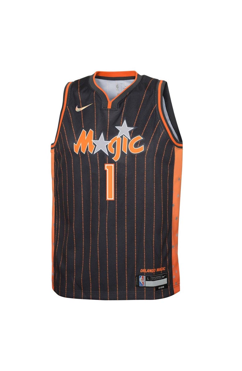 Nike Youth Nike Jonathan Isaac Anthracite Orlando Magic Swingman Jersey - City Edition, Alternate, color,