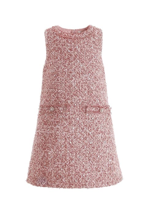 Tweed Sequin Shift Dress (Toddler, Little Kid & Big Kid)