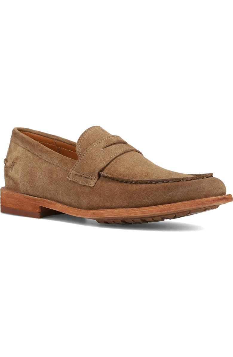 Frye Tyler Flex Penny Loafer, Main, color, Mushroom