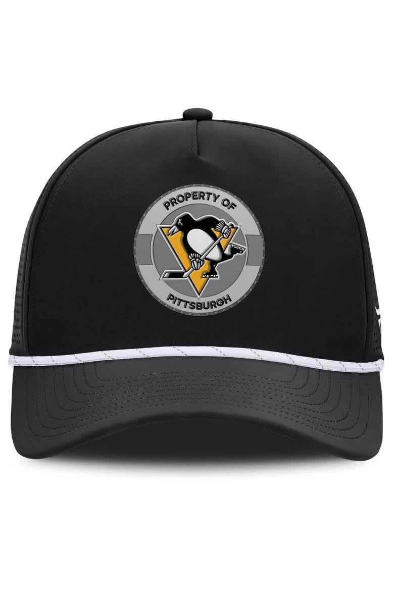 Men's Fanatics Black Pittsburgh Penguins Authentic Pro Rink Adjustable Hat, Alternate, color, Black
