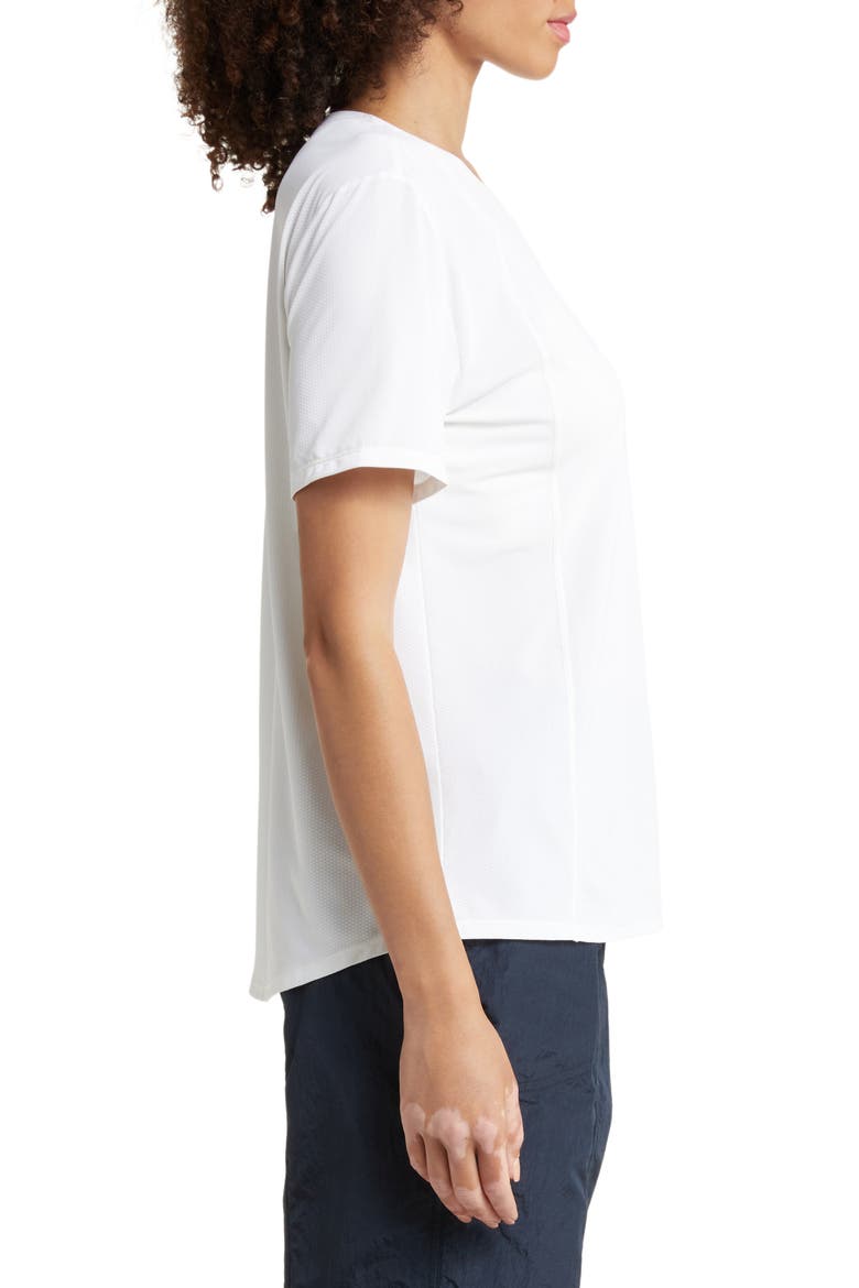 Breeze Thru Mesh Active T-Shirt, Alternate, color, WHITE