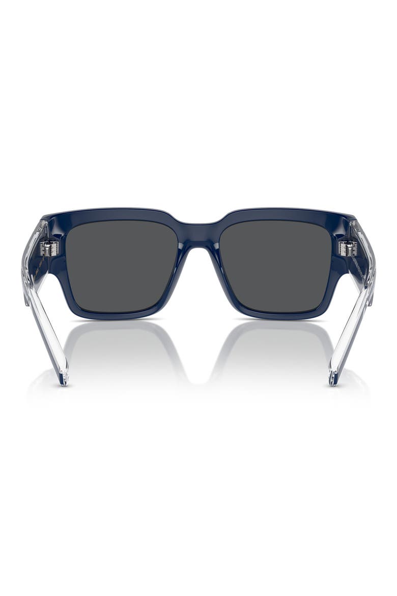 Kids' 49mm Square Sunglasses, Alternate, color, BLUE / BLUE MIRROR BLUE