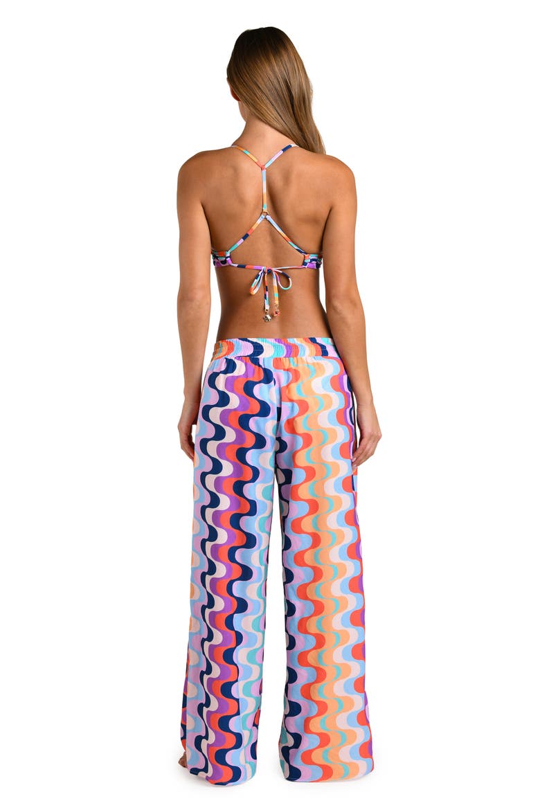 Untamed Tropics Wide Leg Cover-Up Pants, Alternate, color, MULTI