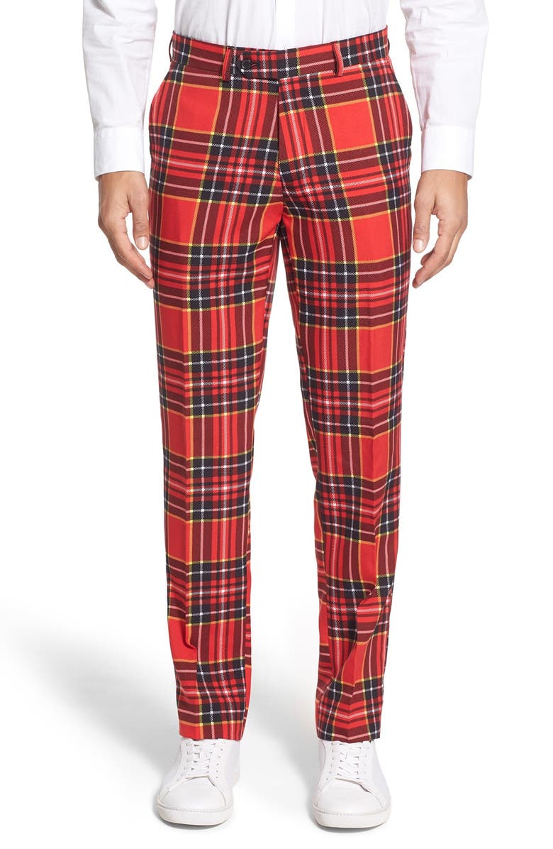 OppoSuits 'Lumberjack' Holiday Suit & Tie, Alternate, color, 