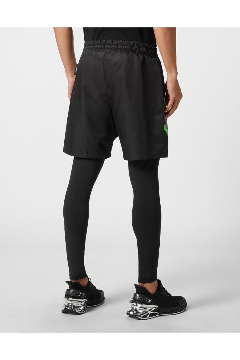 Sport Leggings Camouflage Men, Alternate, color, black