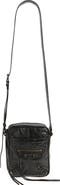 Balenciaga Le City Vertical Arena Leather Crossbody Bag