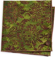 CLIFTON WILSON Print Cotton Pocket Square