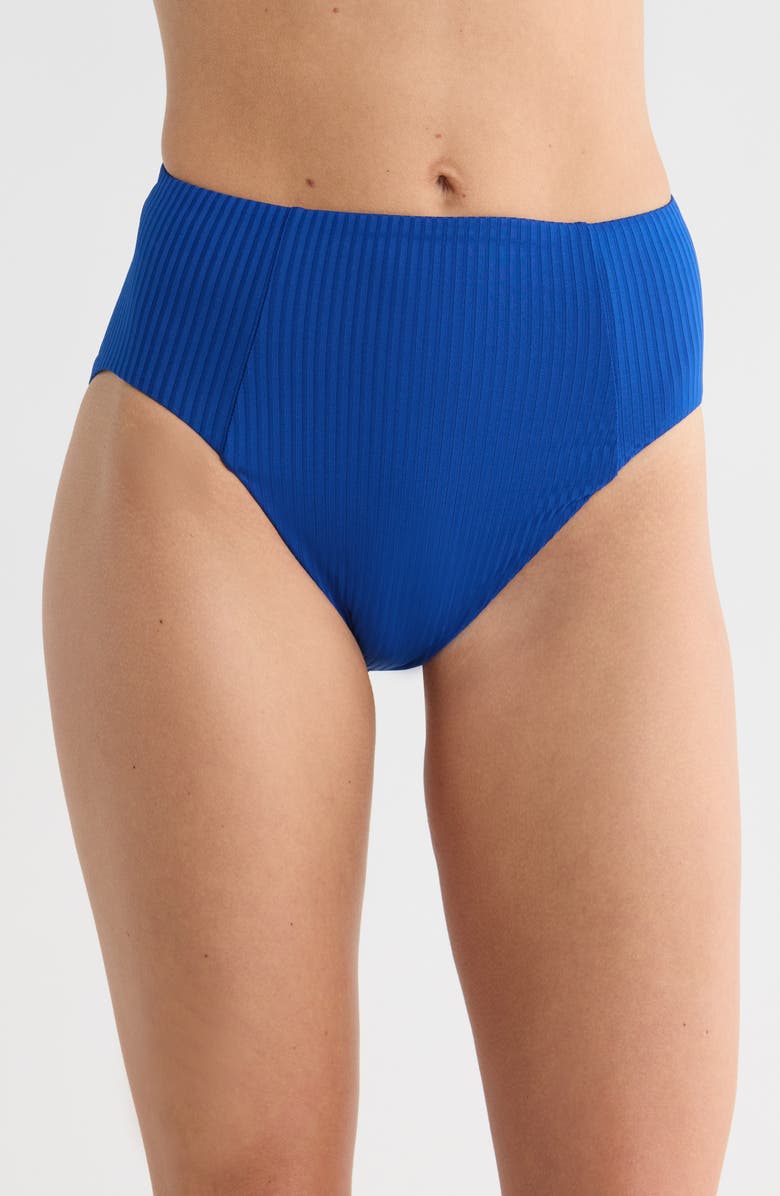 Vitamin A<sup>®</sup> Sienna High Waist Bikini Bottoms, Main, color, Lagoon