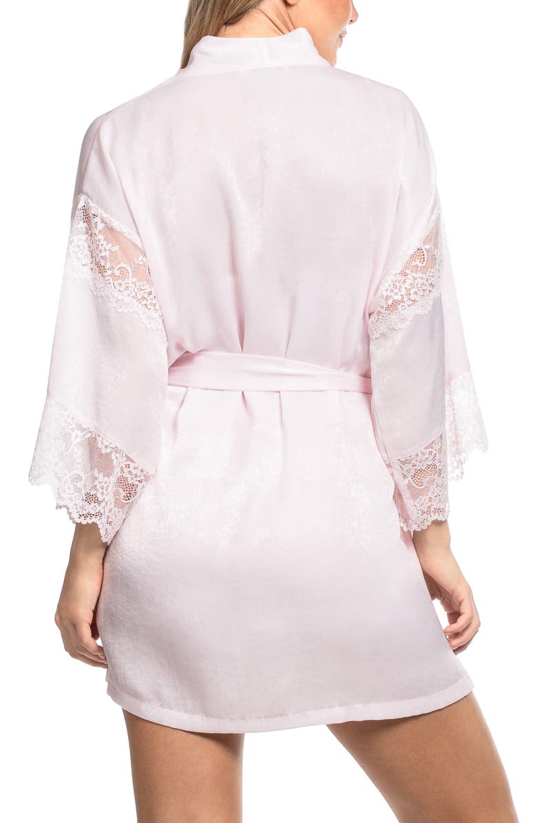 In Bloom by Jonquil Maxine Lace Trim Robe, Alternate, color,