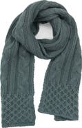 Portolano Chunky Cable Knit Scarf