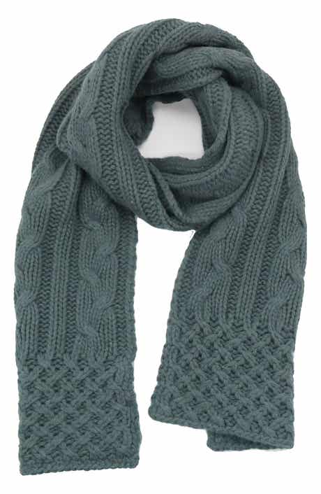 Portolano Chunky Cable Knit Scarf