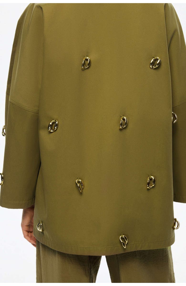 Nocturne Chained Trench Coat, Alternate, color, 