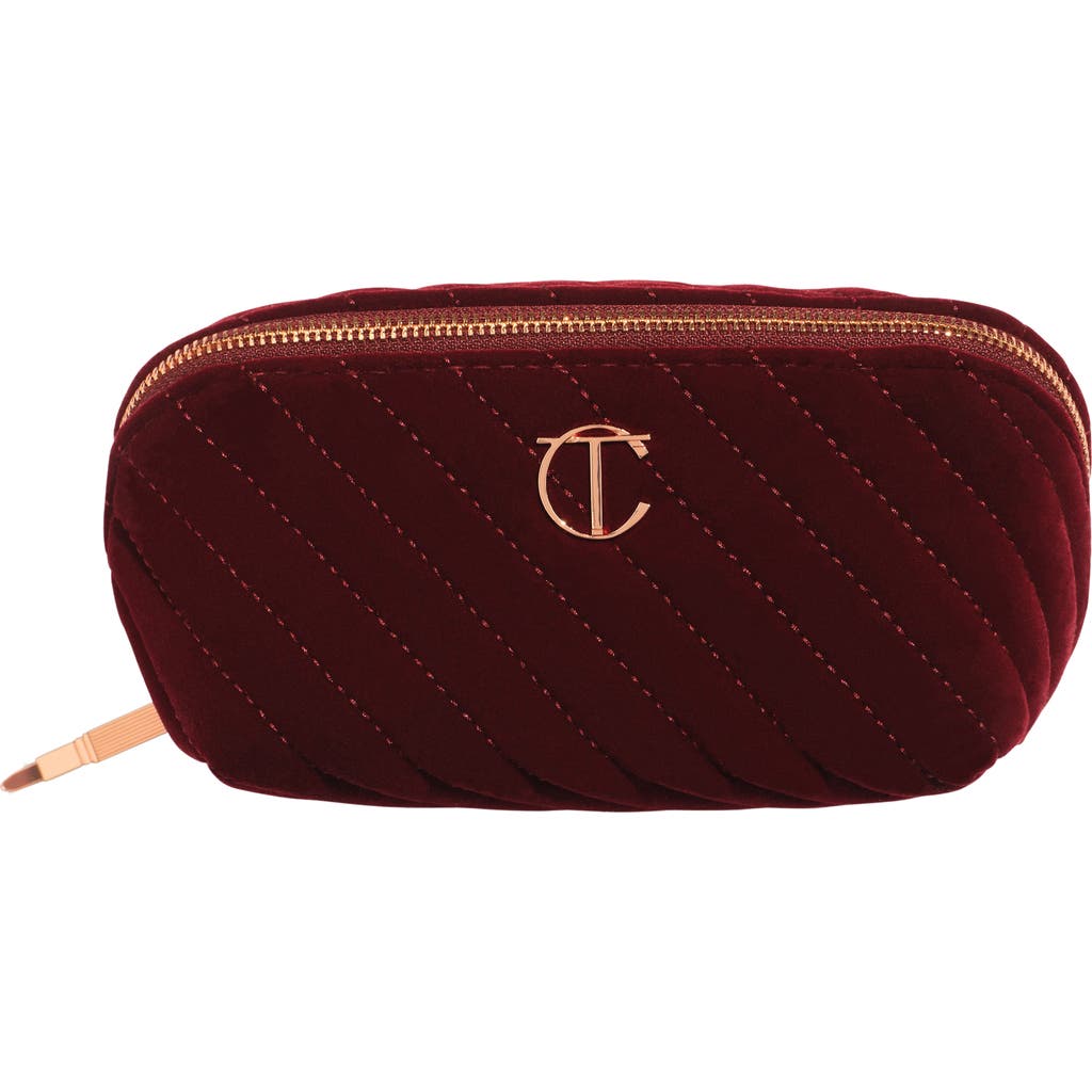 Charlotte Tilbury Makeup Bag Of Dreams Organizer In Burgundy