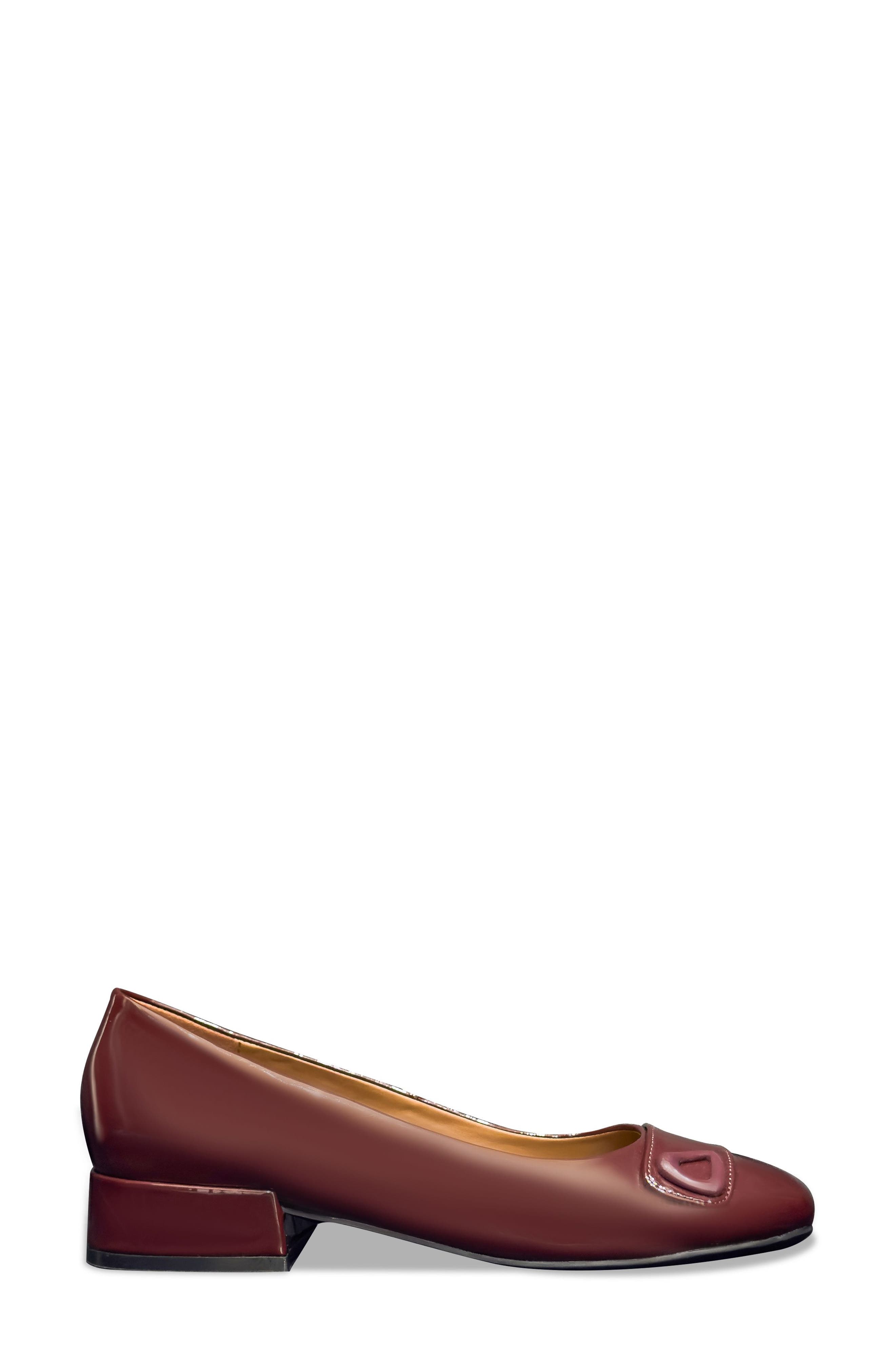 Isai Pump, Alternate, color, MERLOT PATENT FAUX LEATHER