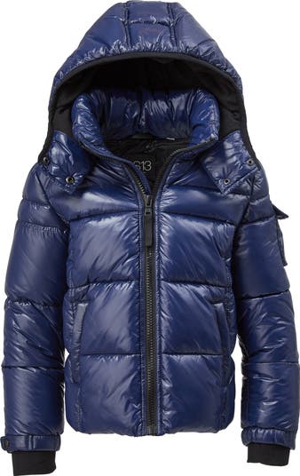 Kids' Gloss Downhill Hooded Puffer Jacket