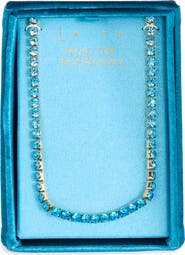 Leith Crystal Tennis Necklace