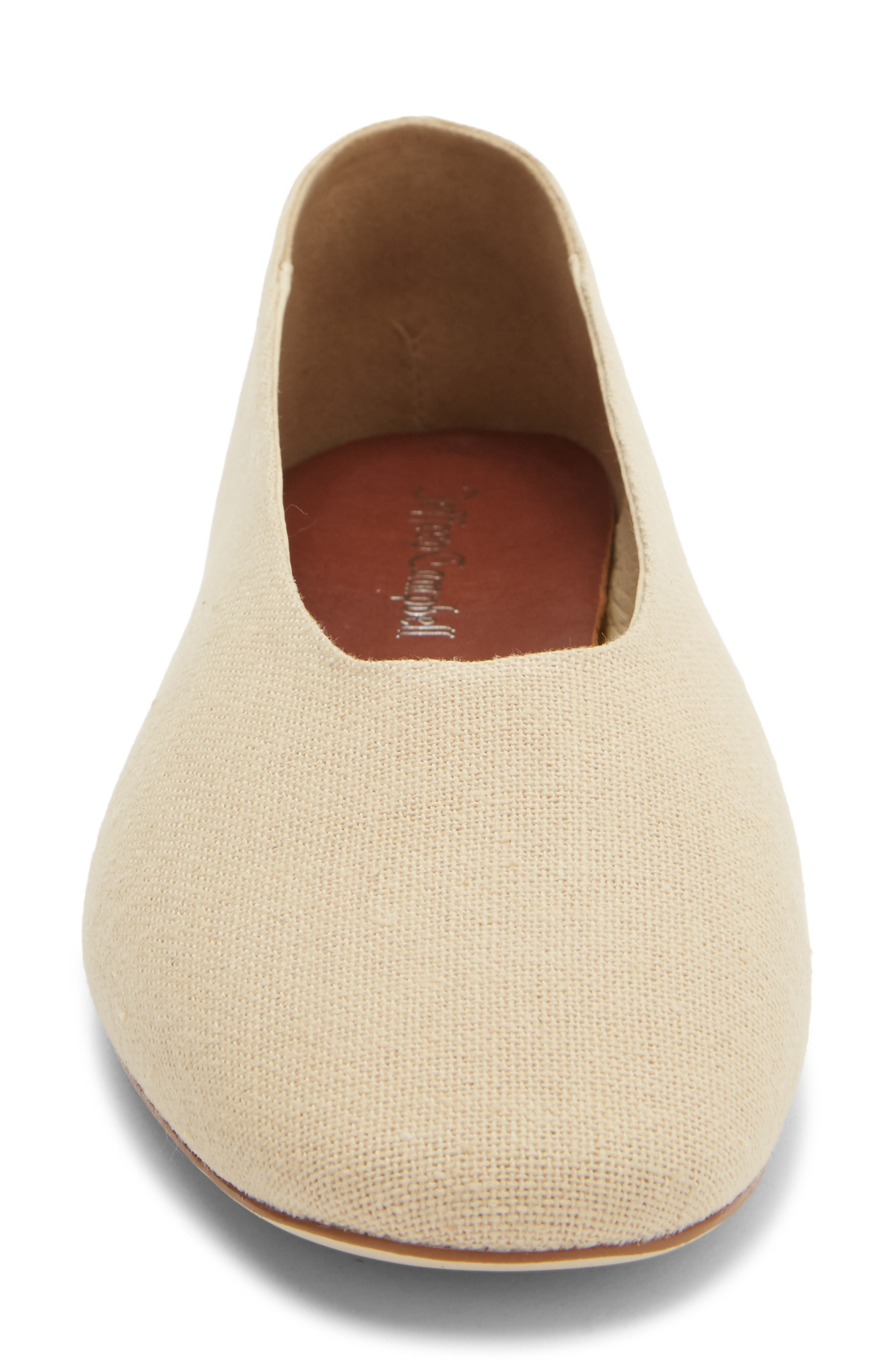 Jeffrey Campbell Trustee Pump, Alternate, color, Beige Canvas
