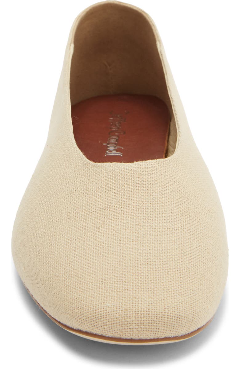 Jeffrey Campbell Trustee Pump, Alternate, color, Beige Canvas
