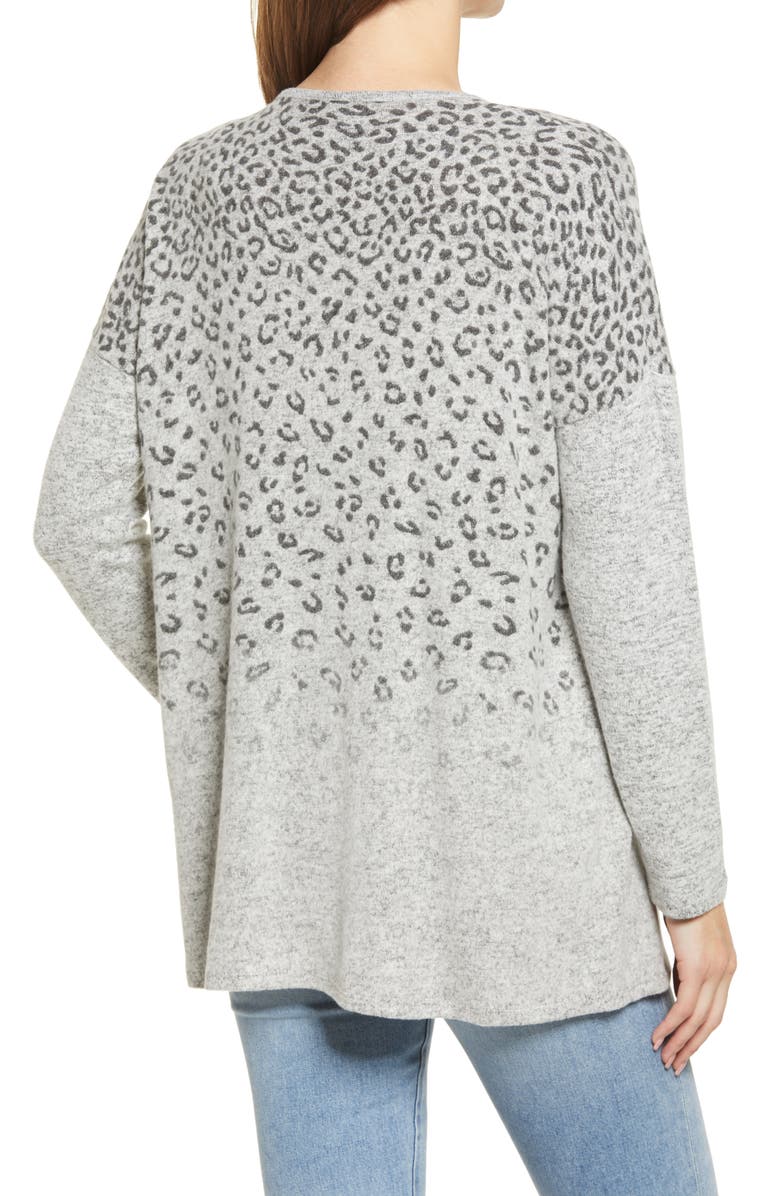 Bobeau Open Front Cardigan, Alternate, color,