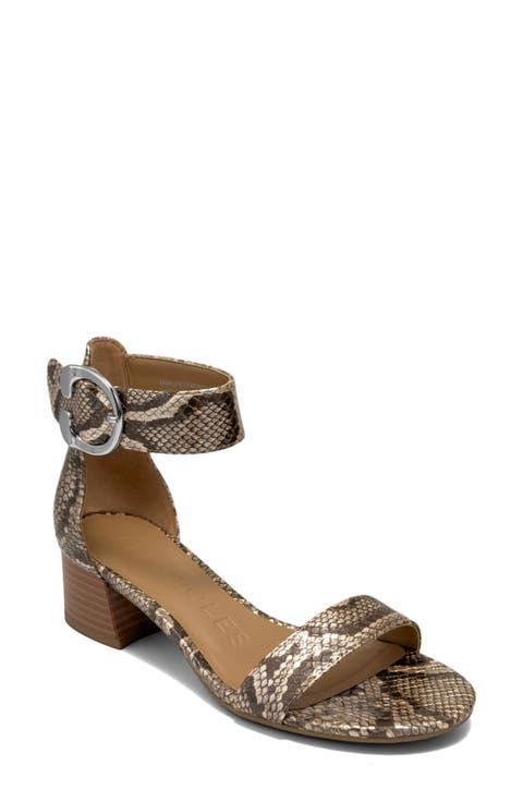 Care Low Heeled Sandal - Wide Width Available (Women)