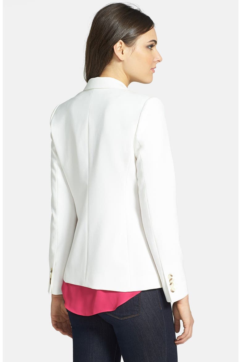 One Button Blazer, Alternate, color, NEW IVORY
