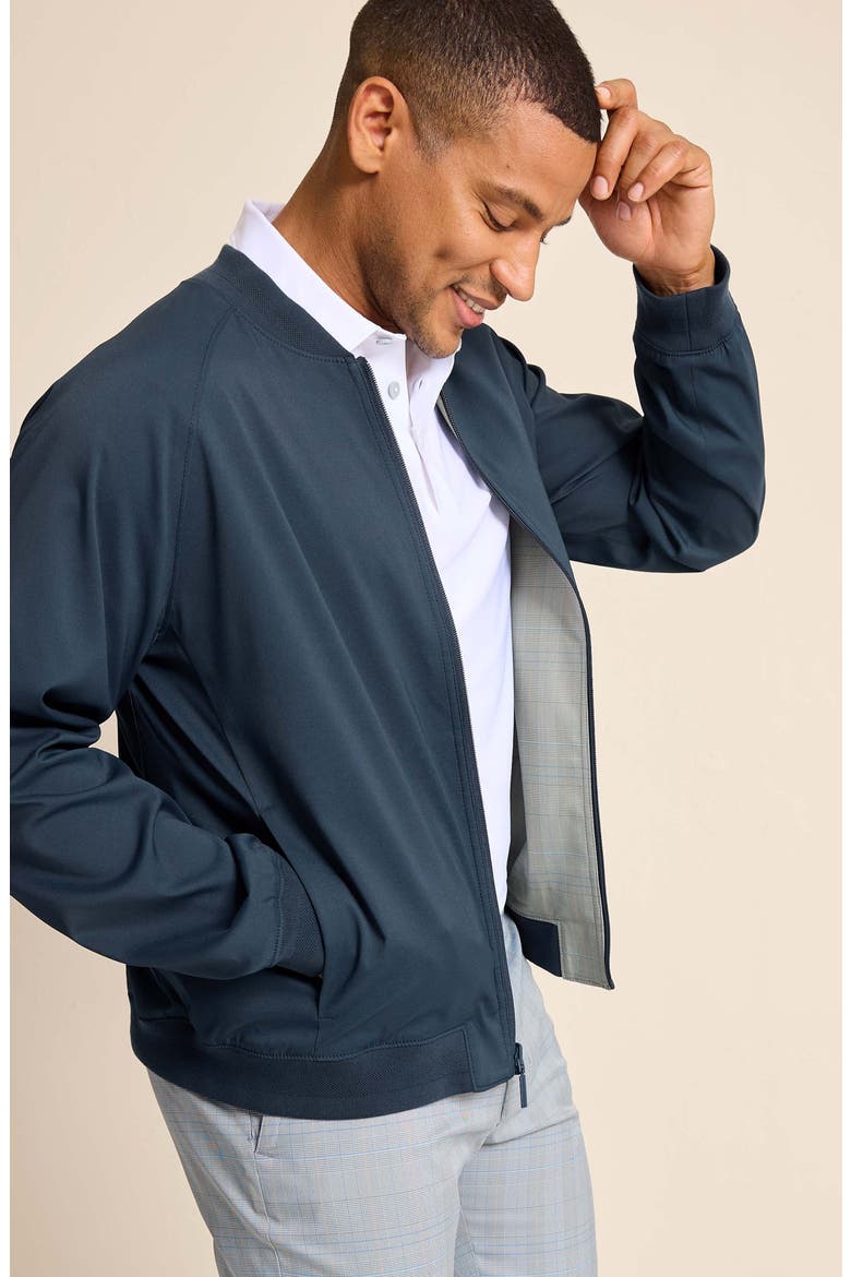 Island Driver Reversible Bomber Jacket, Alternate, color, DARK ECLIPSE