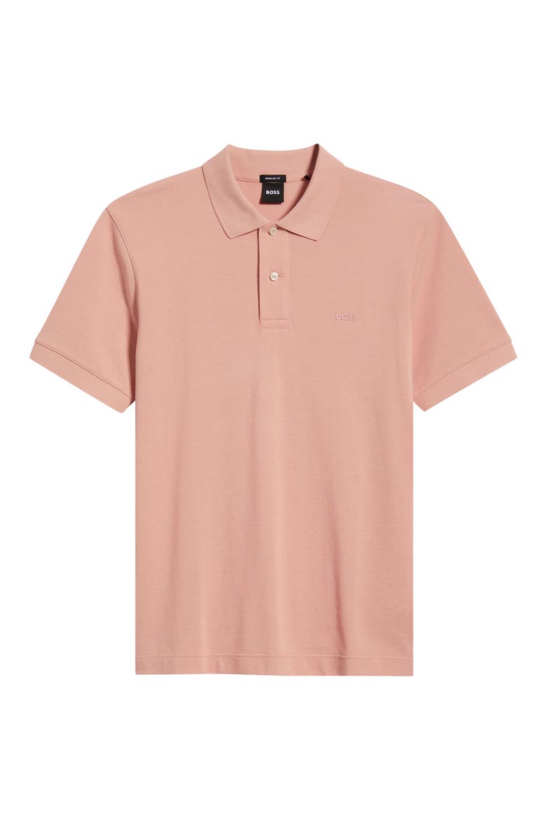 Pallas Cottton Polo, Alternate, color, LIGHT/ PASTEL PINK