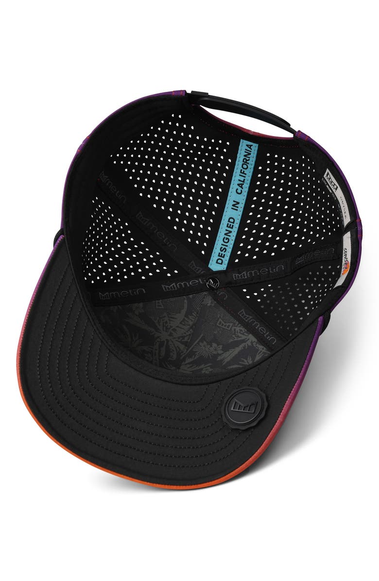 Melin Odysea Rope Sunset Wavez Hydro Snapback Ball Cap, Alternate, color, 