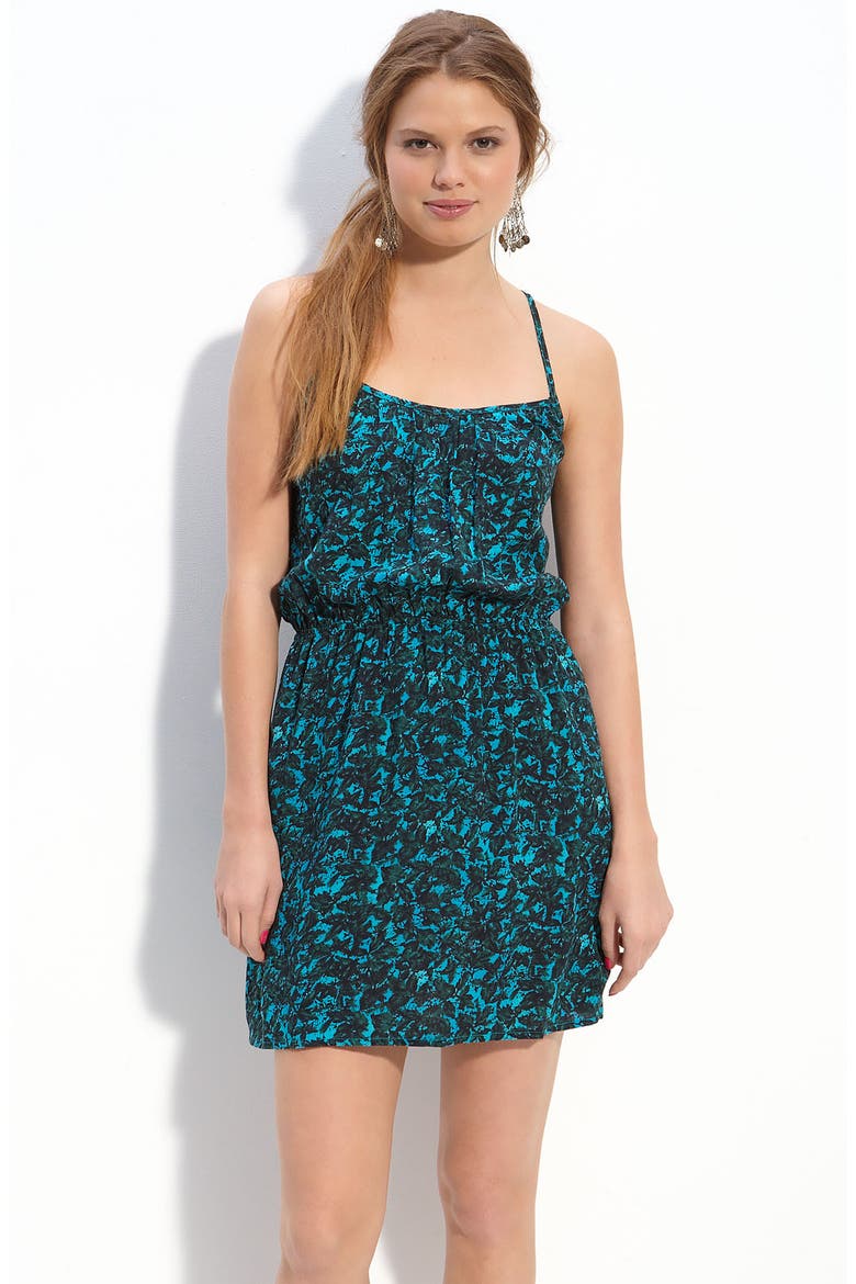 Racerback Tank Dress, Main, color, GREEN