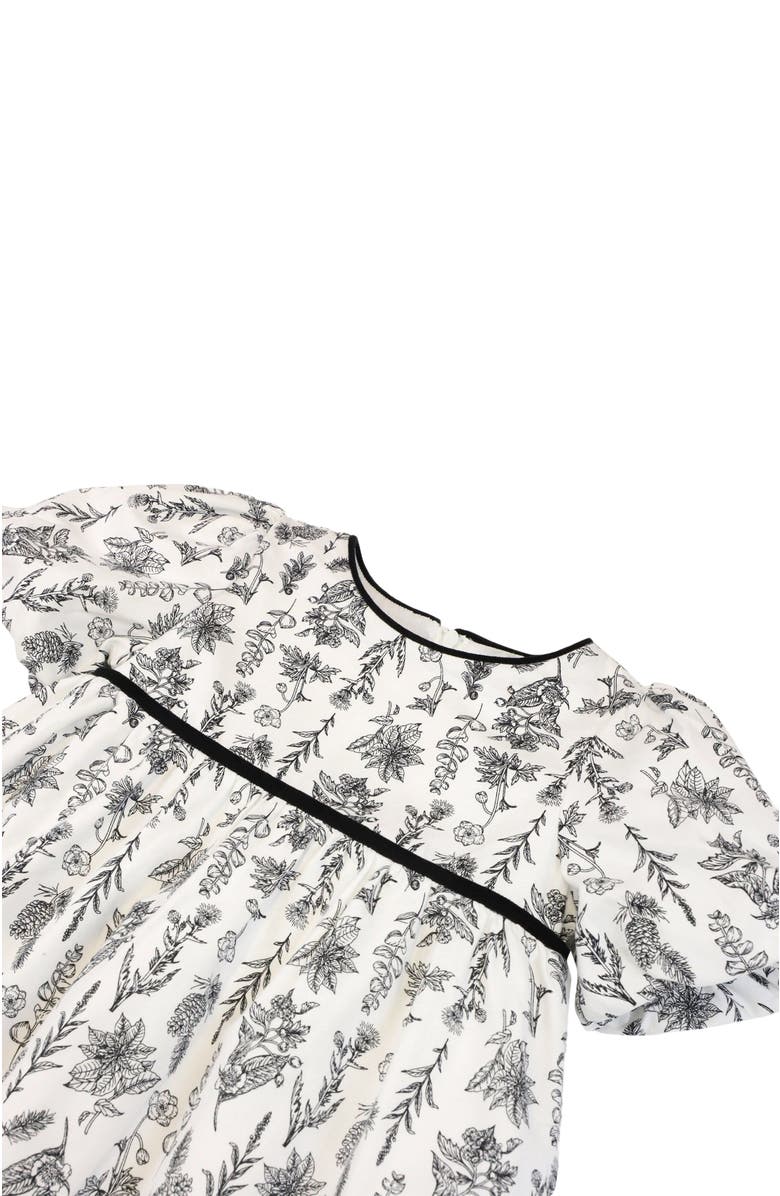 Hope & Henry Girls' Puff Sleeve Party Dress, Toddler, Alternate, color,