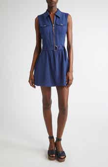 Kaira Belted Sleeveless Minidress