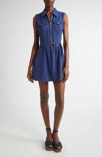 Kaira Belted Sleeveless Minidress