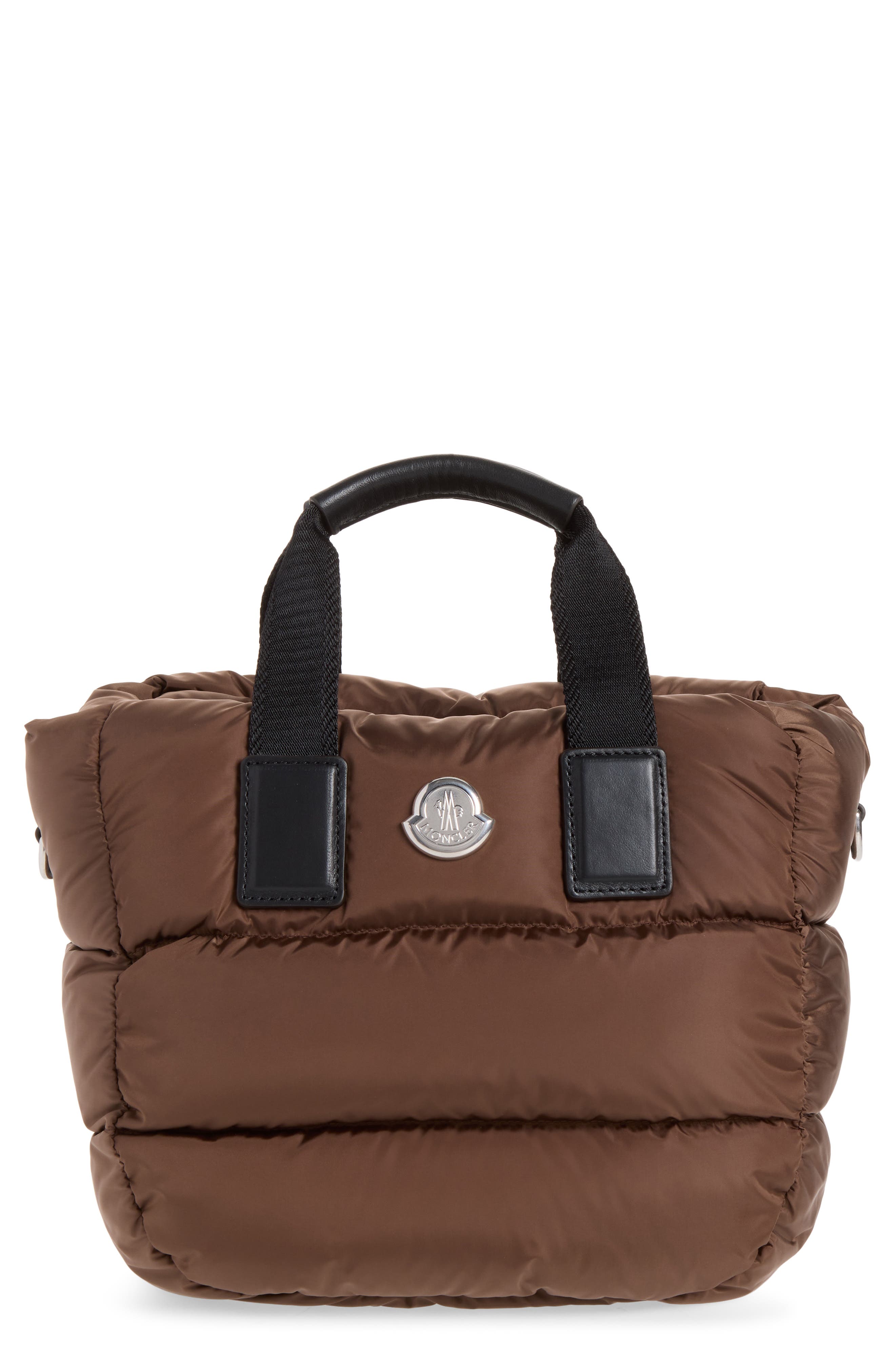 Micro Caradoc Puffer Crossbody Bag, Main, color, ESPRESSO BEAN