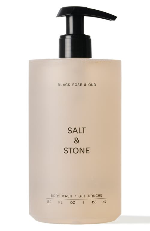 Salt & Stone Black Rose & Oud Body Wash In Regular