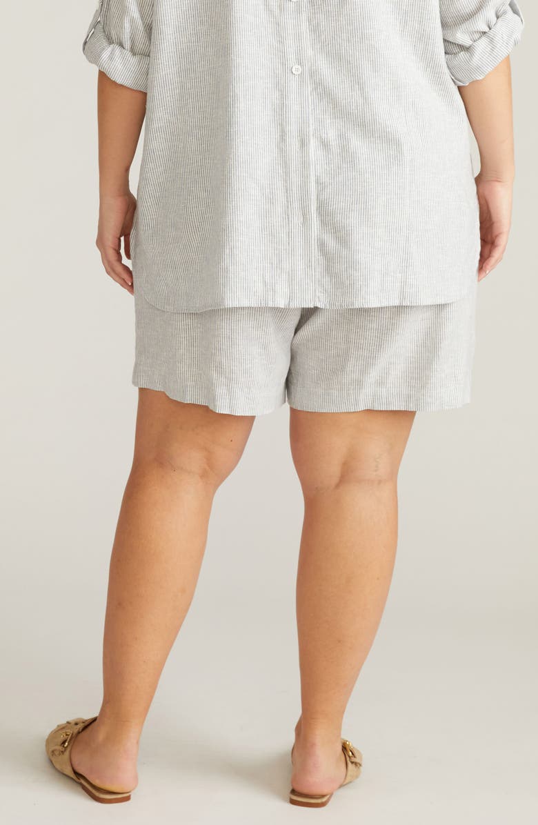 Universal Standard Juniper Pull-On Linen Blend Shorts, Alternate, color, 