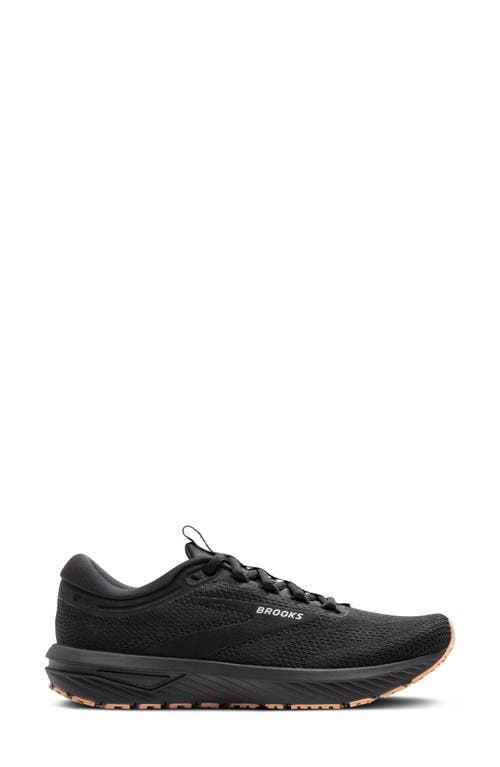 Brooks Revel 7 Hybrid Running Shoe In Black