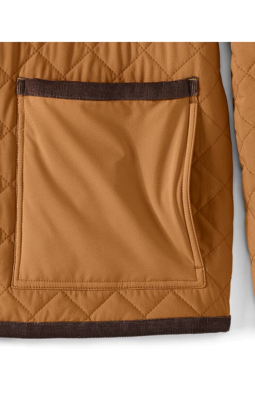 Lands' End Reversible Insulated Barn Jacket In Brown