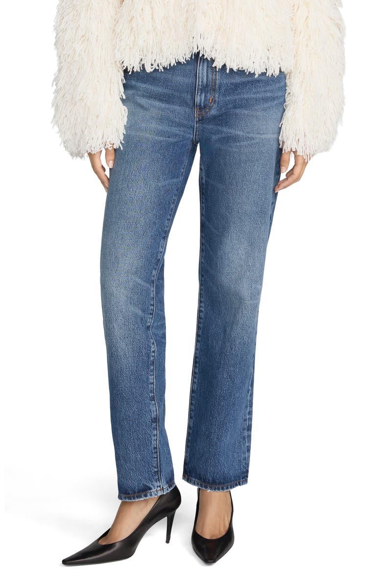 The Hang Ripped Ankle Straight Leg Jeans, Alternate, color, LUCKY