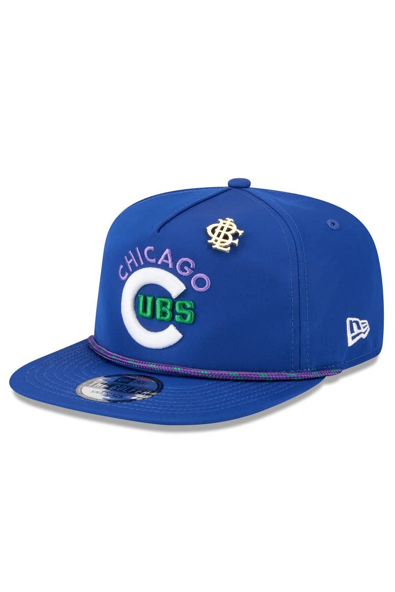 Men's New Era  Royal Chicago Cubs 2025 Big League Chew Golfer Snapback Hat, Main, color, Royal