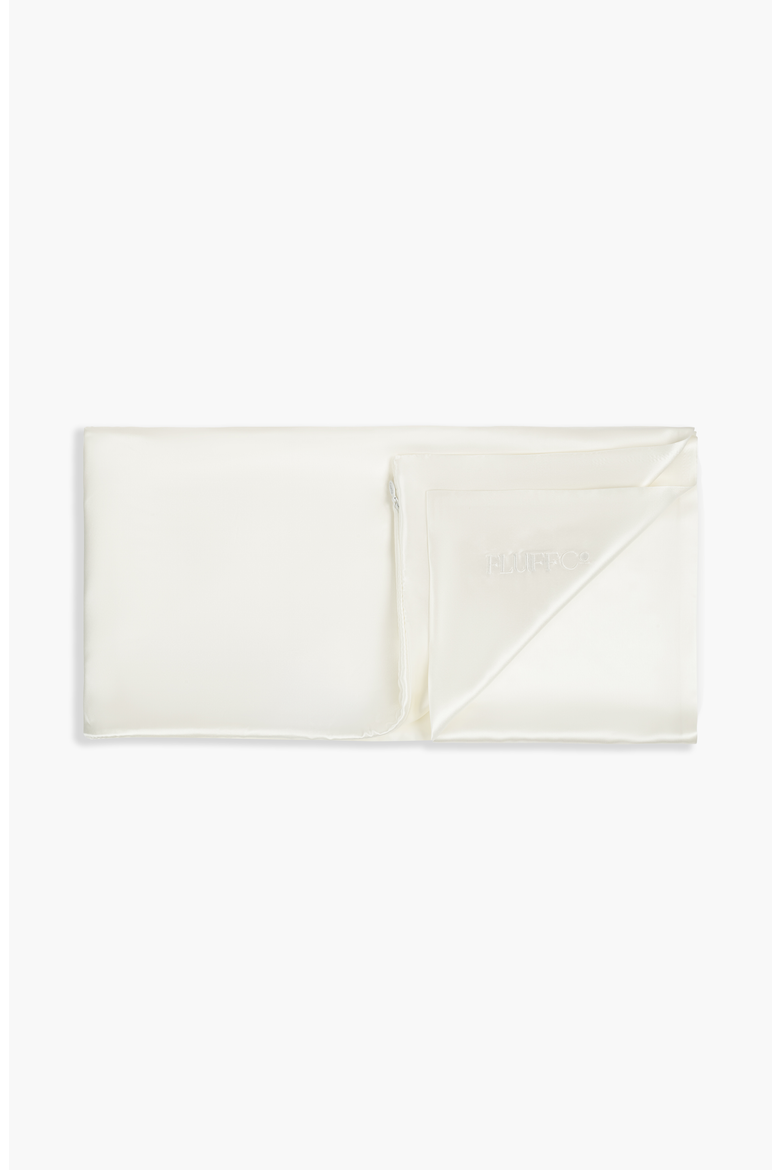 Silk Pillowcase, Main, color, White