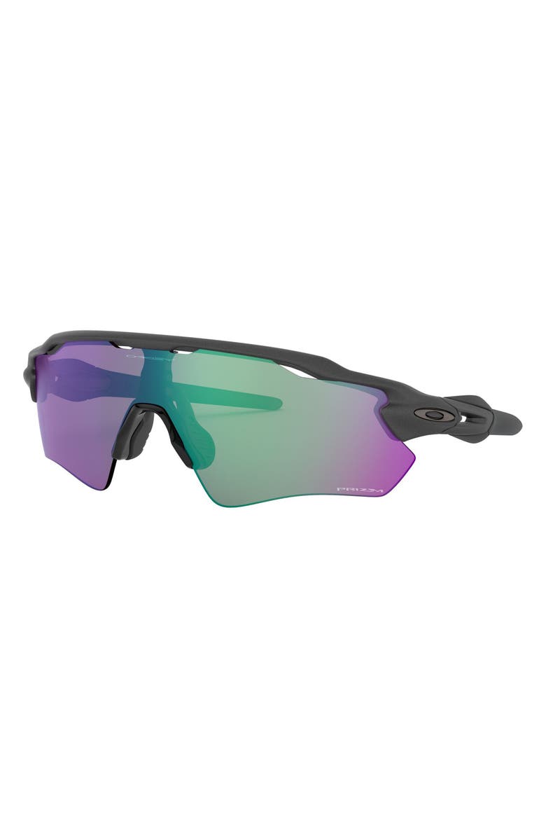 Oakley Radar<sup>®</sup> EV Path<sup>®</sup> 138mm Prizm<sup>™</sup> Wrap Shield Sunglasses, Alternate, color, Grey