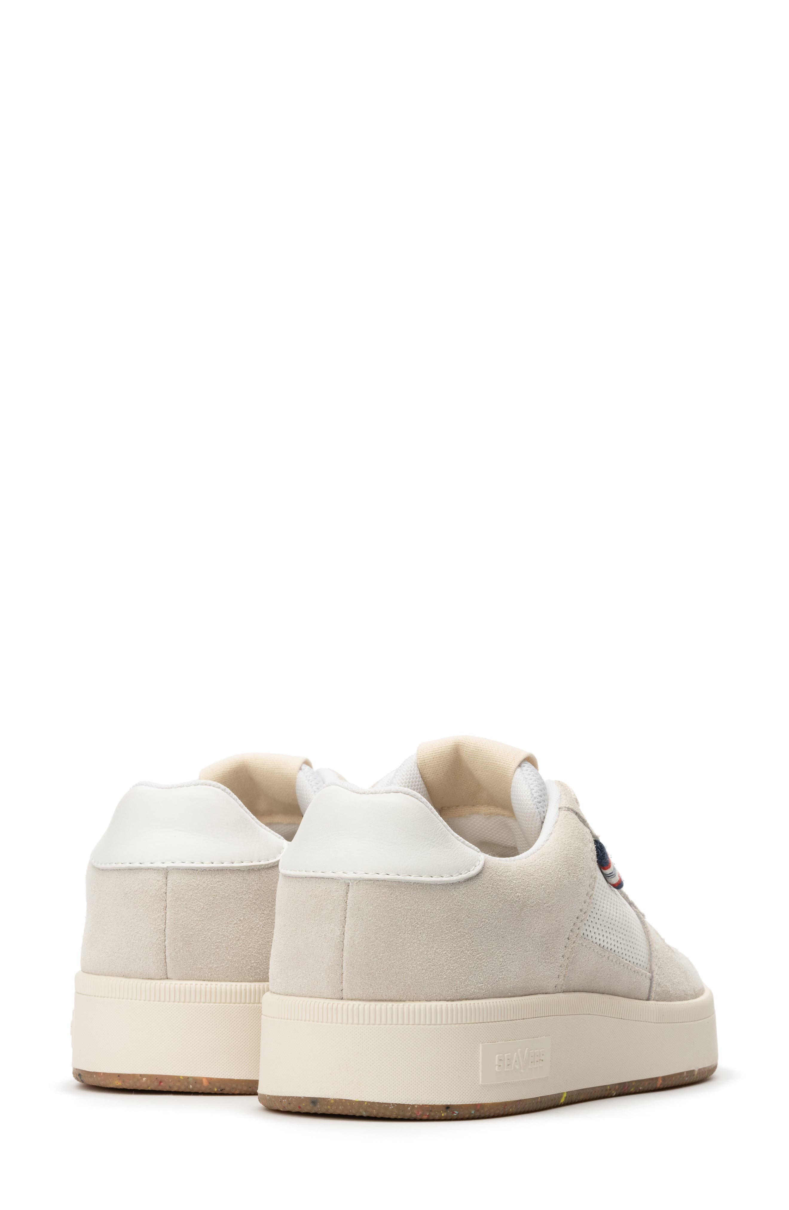 SeaVees Cardinal Perforated Sneaker, Alternate, color, White