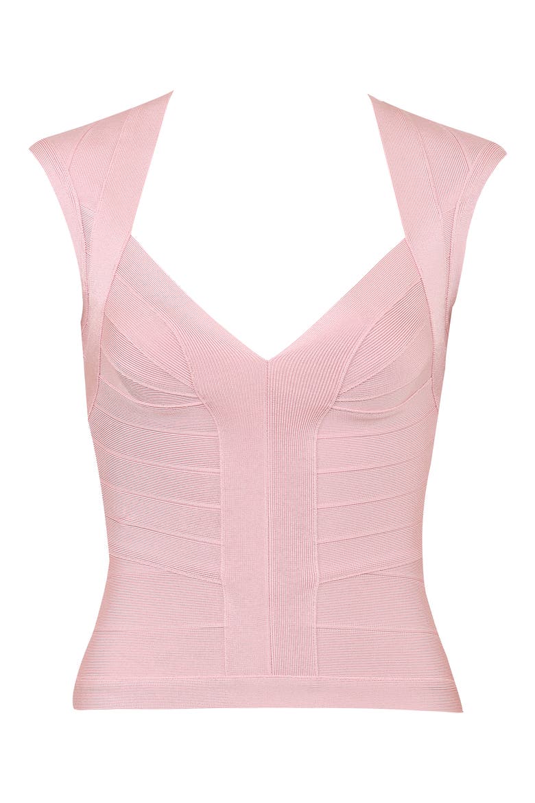 The Icon Bandage Top, Alternate, color, BABY PINK