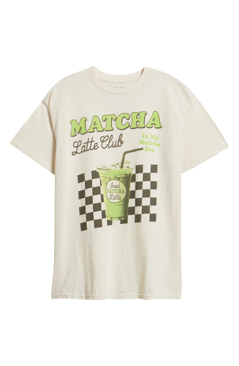Vinyl Icons Matcha Latte T-Shirt, Alternate, color, Marshmallow