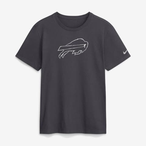 Men's Nike Anthracite Buffalo Bills Fractal Logo T-Shirt