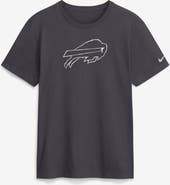 Nike Men's Nike Anthracite Buffalo Bills Fractal Logo T-Shirt