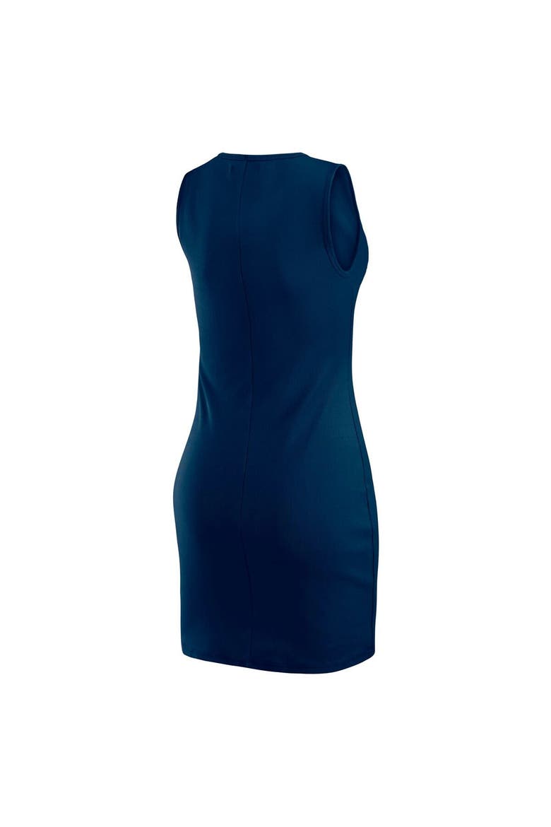 Women's WEAR by Erin Andrews x Gracie Hunt Navy Tennessee Titans Ribbed Tank Dress, Alternate, color, Navy