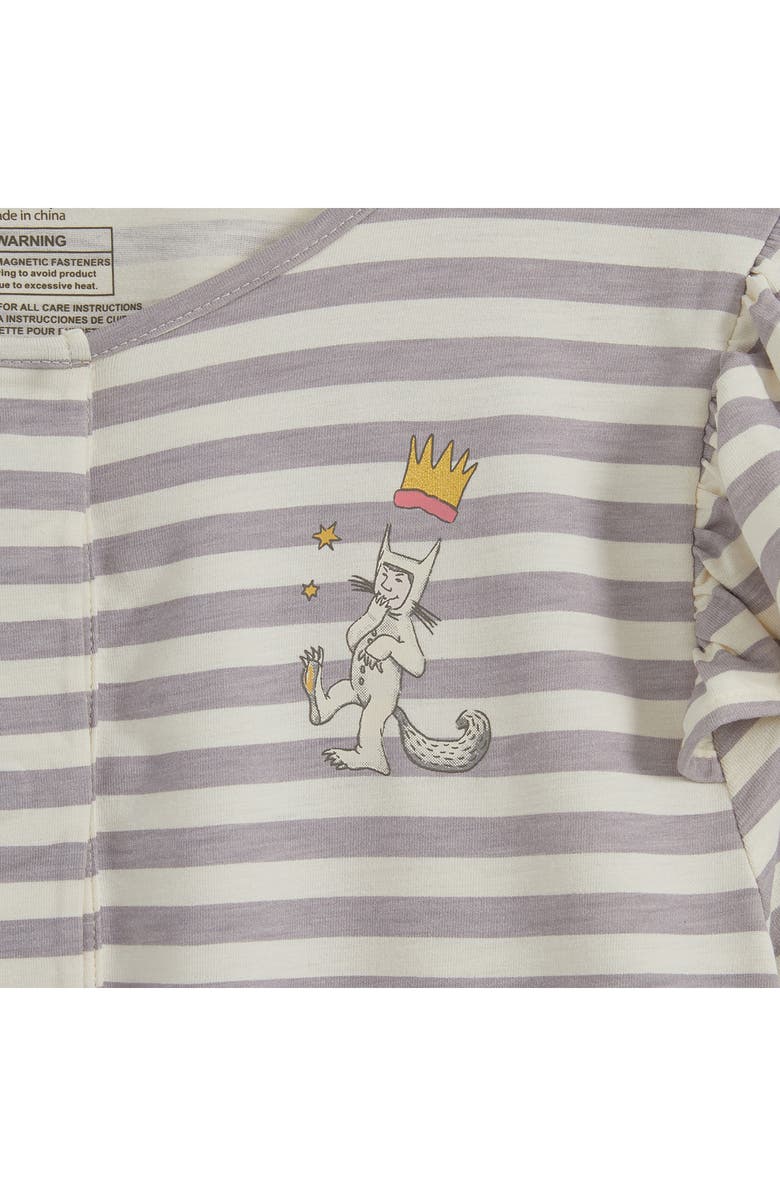 Magnetic Me 'Where the Wild Things Are' Magnetic Closure Pajamas, Alternate, color, Where The Wild Things Are