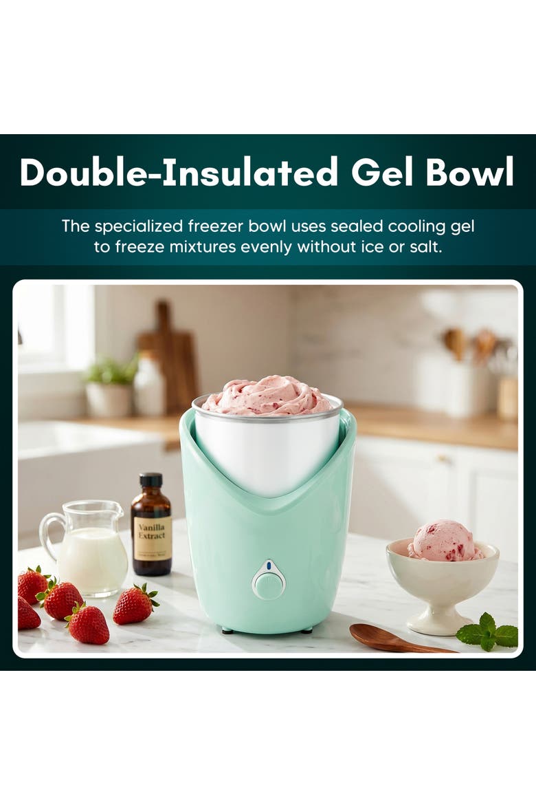 EIML0062 2qt Ice Cream Maker, Alternate, color, Green