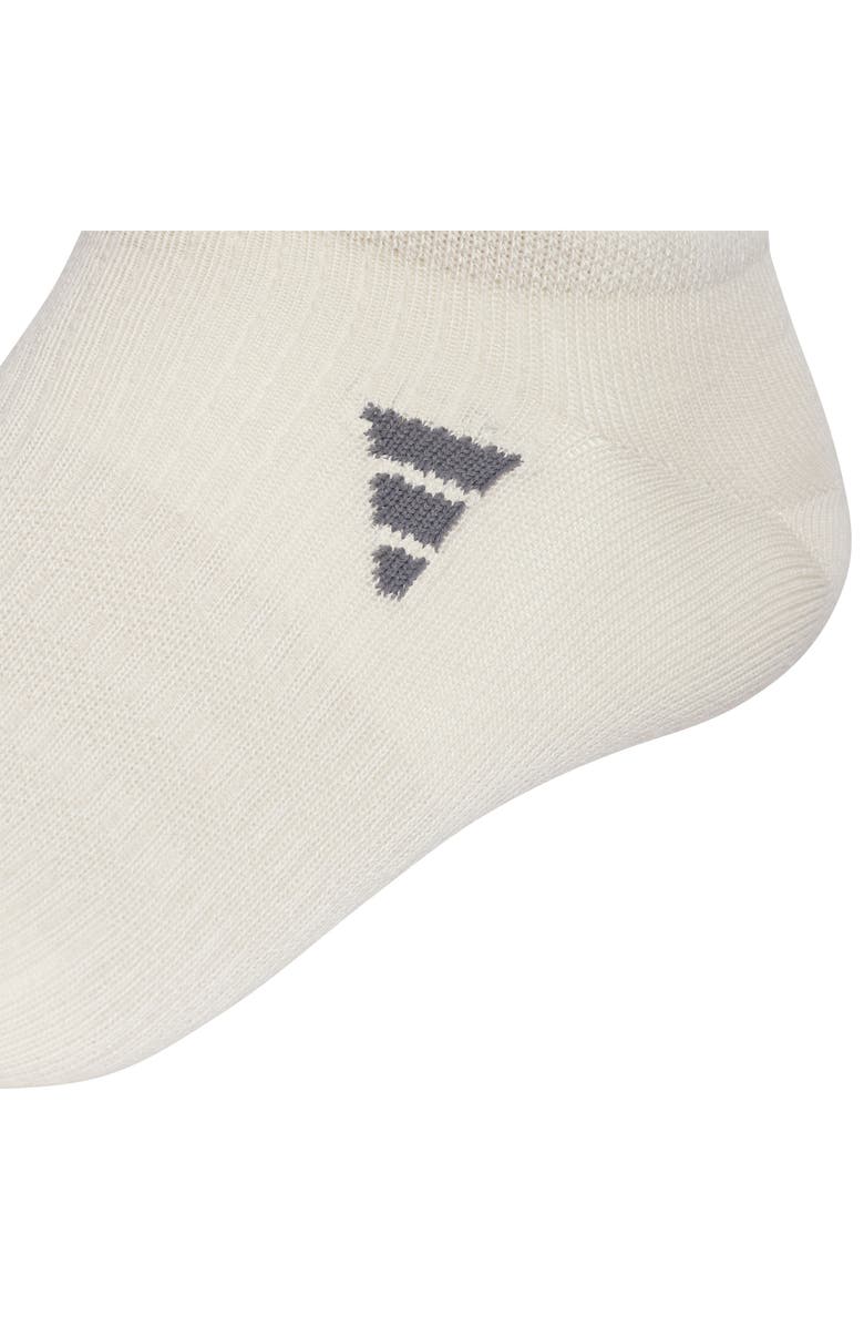 adidas Assorted 6-Pack AEROREADY Superlite No-Show Socks, Alternate, color, Wonder Grey/ White